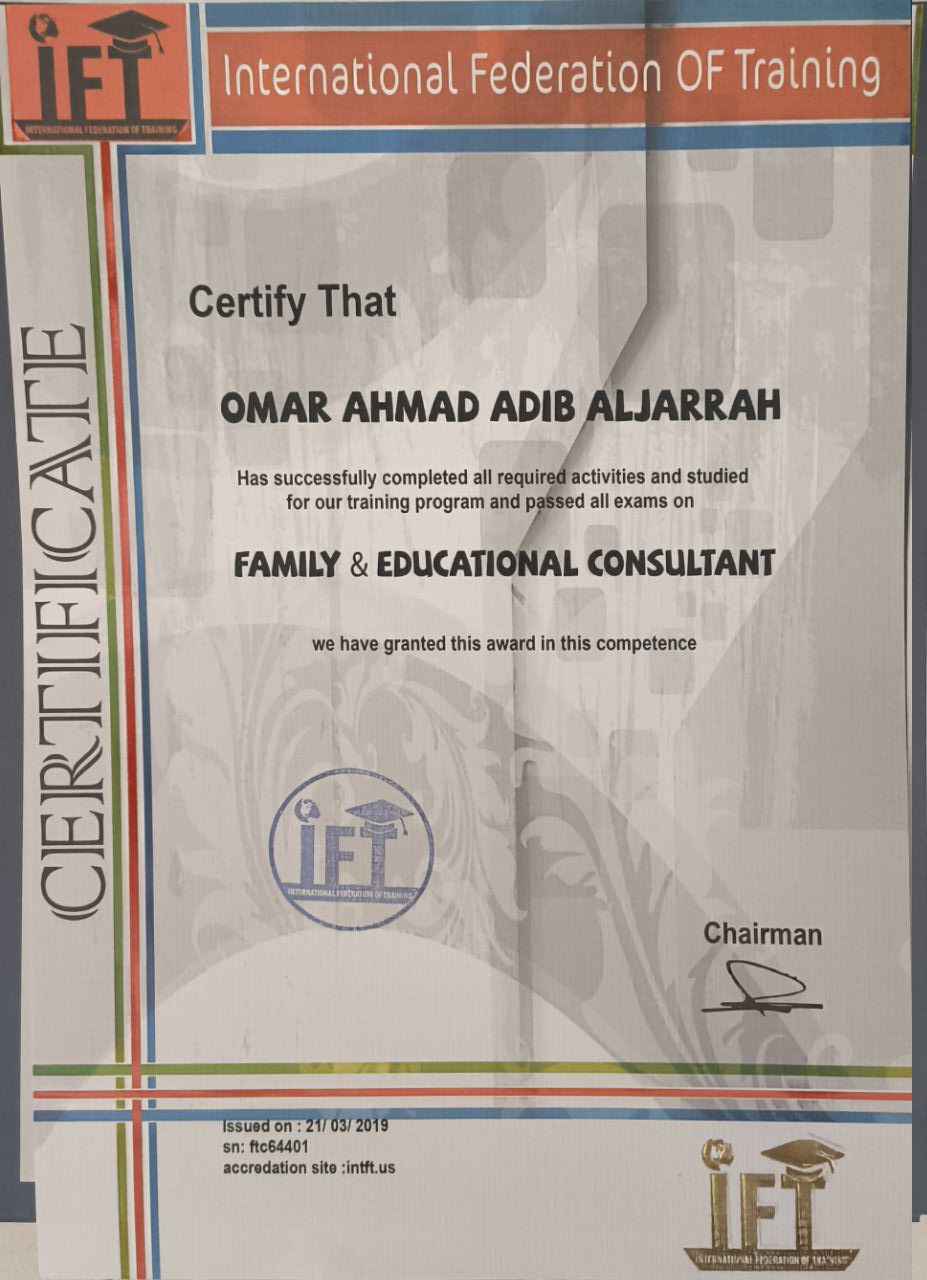 Family Educational Consultant Certificate